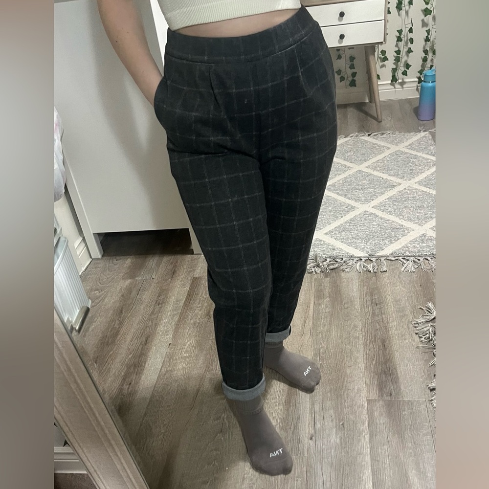Light Plaid cargo pants